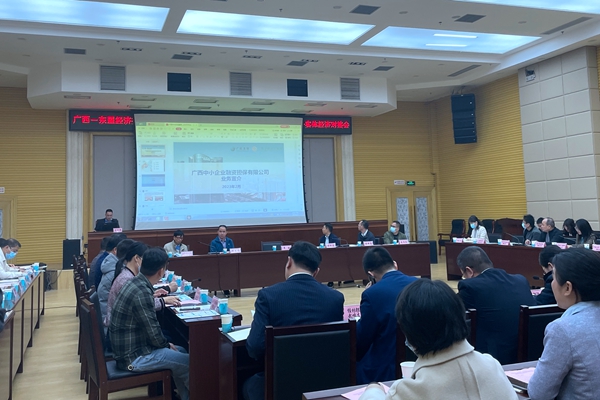 中小擔保南寧營業(yè)部應邀參加廣西—東盟經(jīng)濟技術(shù)開發(fā)區(qū)金融服務(wù)實體經(jīng)濟對接會