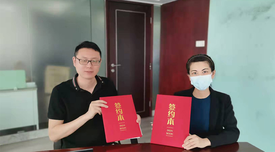 祝賀！金環(huán)電器與寧波某品牌電商客戶(hù)再次合作，簽約成功！